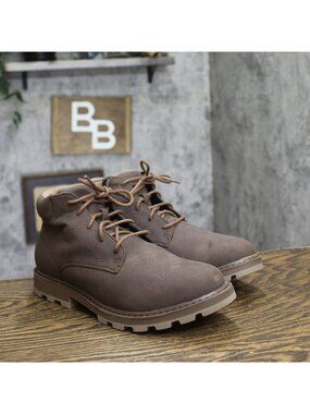 Goodfellow & Co Lace-Up Faux Suede Maynard Chukka Boots 94636591 Brown 7